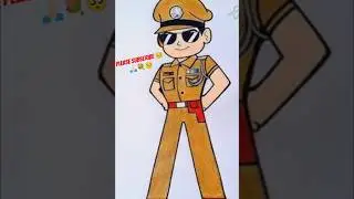 Little singham drawing#panjaattack  #artwork#littlesingham# #viralshort #shorts