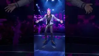 High detailed realistic 3D character model of A flamboyant 42-year-old male pop idol with a lean ...