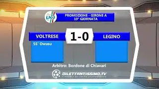 VOLTRESE - LEGINO 1-0 | 19&deg; Giornata | Promozione | Girone A | 13/02/2022