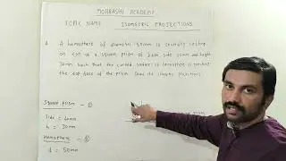 PROBLEMS ON ISOMETRIC  PROJECTIONS PROBLEM   4 #caed #mechanical #education 