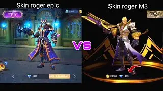 Perbandingan Skin roger M3 phantom ranger vs EPIC phantom pirate