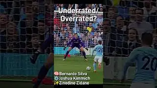 Underrated Vs Overrated: Midfielder Edition 🔥⚽ #footballedit #fifa #shorts #underrated #overrated
