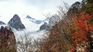 Mountain Background Video. Huangshan Mountain Landscape, China. No [Copyright & Music] #mountain #4k