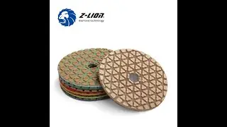 Z-LION ZL-123J dry grinding and polishing pad for brittle and hard materials #diamondtools