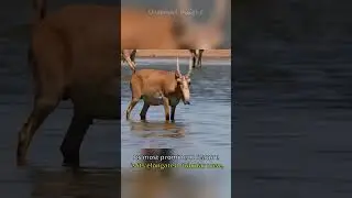 Saiga Antelope: The Greatest Nose In Nature #nature #shorts