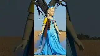 Squid Game  FROZEN Elsa Transformation!❄️AI Magic #squidgame #shorts #animation #funny #cute #ai