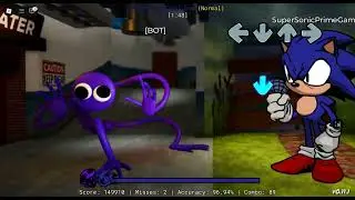 Faker Sonic vs the rainbow friends