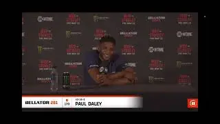 Bellator 281 Paul Daley talks with mma locker room 