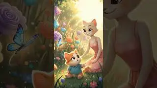 Kitten, Cat and Butterfly short story