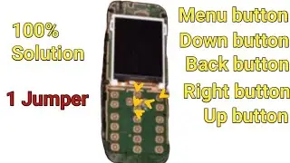 Nokia105 ta1174 menu back up down right keys not working 100% solution