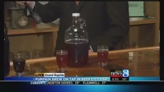 Pumpkin brew on tap in Beer City USA