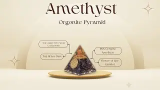 Discover the Healing Powers of Orgonite Crystals Amethyst Pyramids |A Guide to Spiritual and Healing