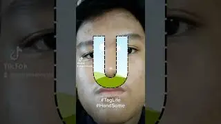 TikTok Video Solo (Canva) LETTER U FRAME (STYLE 2)