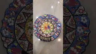 Handmade plates from Turky