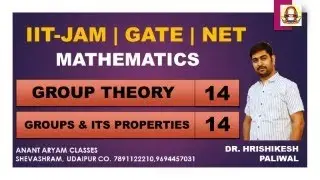 HP26JNM0MA-14 | IIT-JAM | GATE | NET | MATH | GROUP THEORY | LEC - 14 | GROUPS | LEC - 14