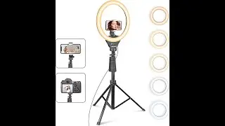 Selfie Ring Light with 62&rsquo;&rsquo; UBeesize 12''Amazon product Tripod Stand for Video Recording, Live Str