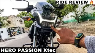 HERO PASSION XTEC new MODEL BS6 || RIDE REVIEW || MILAGE ? BEST PRICE ❗️|| UNKNOWNRIDER