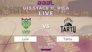 Tartu 2013 vs SBC Lviv 2013 | BBBL U13 | Stage II