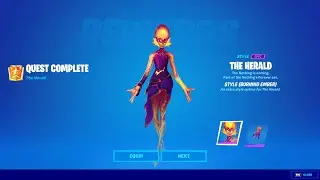How to Unlock THE HERALD (BURNING EMBER) Edit Style in Fortnite!