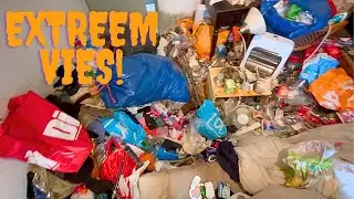 Cleaning an extremely dirty BEDROOM!