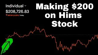 How to Make $200 Tomorrow Selling Options on HIMS Stock - Selling Options for Income