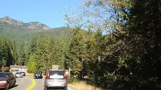 Mount Rainier National Park driving from Longmire Entrance to Paradise