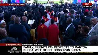 Family, friends pay last respects to the late Mme Yvonne Mantoa Khotleng-Khoza