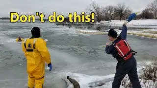 How NOT to throw a rescue rope!