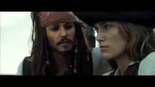 The Best Moment in Pirates of The Carribean 2 (Part 2)   Jack Romance  Dead Man Chest