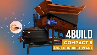 COMPACT-8 - MINI CONCRETE PLANT FROM 4BUILD