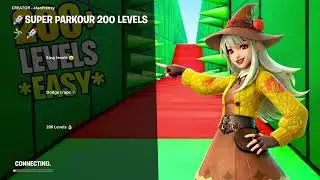 Fortnite 🚀 Super Parkour 200 Levels 🏃🏻🚀 
