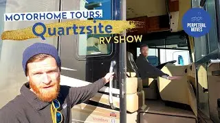 Quartzsite RV SHOW Motorhomes for Sale 2022 | BUS TOURS