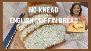 No Knead English Muffin Bread