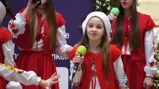 Jingle Bells auf Ukrainisch Kinder singen , українською Jingle Bells ,Children sing  Sun Rays