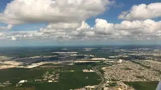 Taking off at Merida International Airport