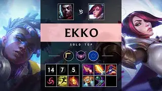 Ekko Top vs Fiora - EUW Master Patch 25.10