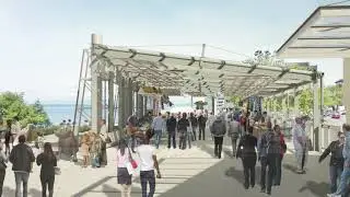 Time lapse  Pike Place MarketFront Construction