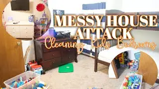 MESSY HOUSE ATTACK // CLEANING KIDS BEDROOMS // THIS LIFE OF MINE CLEANING