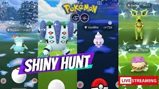 Day 2 Winter Holiday: Part 2 Event Shiny Hunt in Pok&eacute;mon Go (Pok&eacute;mon Go Live 🔴)
