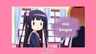 💚miu & myuu - sweet lofi, yellow loop (1h music)