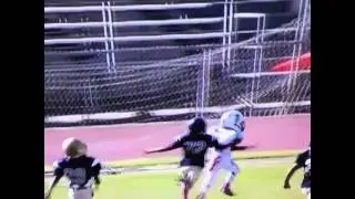 52 yard touchdown! 8 year old Sean Brooks Jr.