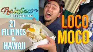 LOCO MOCO - Hawaiian Comfort Food - Oahu Day 1 w/ 21 Filipino Family