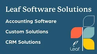 Leaf Introduction Sage Intacct Cloud Accounting Software