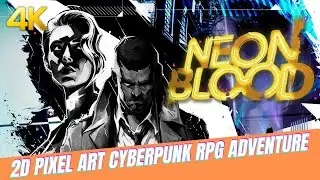 Neon Blood - Announce Trailer｜PS5 & PS4 Games