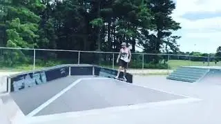 Matt in a tank top showing off 2 weeks of not skating.