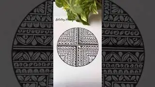 Mandala Tutorial step by step |3d Mandala #creativity #artshorts #mandalatutorial #mandalashorts
