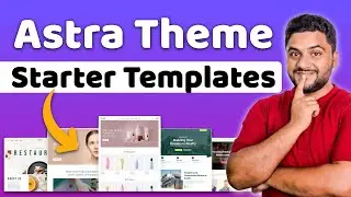 How to Use Astra Starter Templete Theme in Wordpress