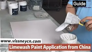 ✨ Limewash Paint Application from China ✨