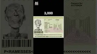 EGYPT WAS FORCED TO ISSUE A PASSPORT TO THE PHARAOH, 3,000 YEARS AFTER HIS DEATH #historyfacts