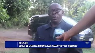 DECES DE L'ECRIVAIN CONGOLAIS  VALENTIN YVES MUDIMBE